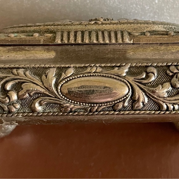 Vintage silver jewelry box - Picture 10 of 12